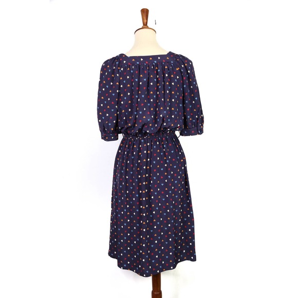 Stephanie Cranford purple rainbow heart dress Size Small - Picture 3 of 10